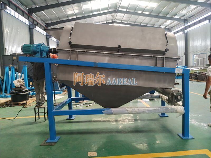 máquina rotatoria de la criba de la trommel del acero inoxidable de 1200*2100m m para el tamizado del azúcar