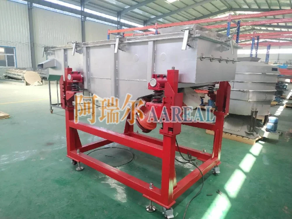 Multi-deck Linear Vibrating Screen Rectangular Separator for Silica Sand