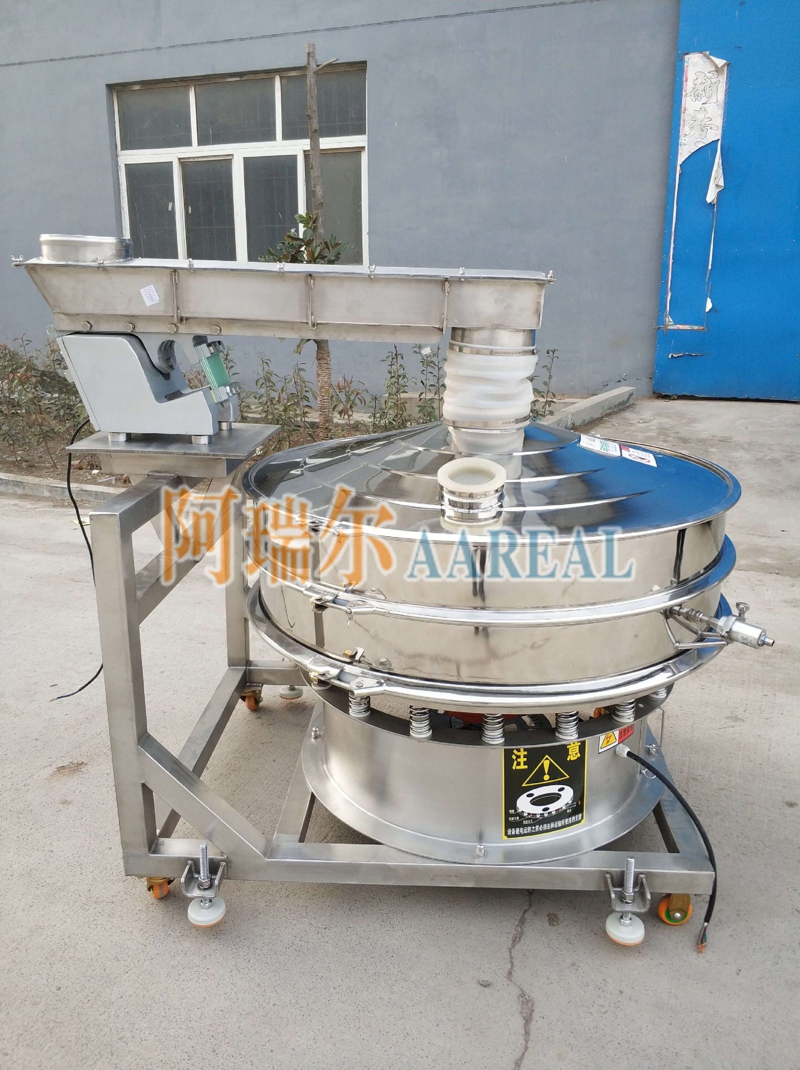 Estación de alimentación y cribado