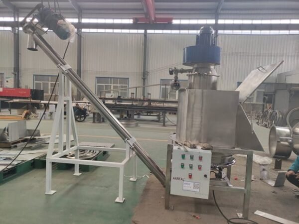 Станция опрокидывания и сортировки мешков