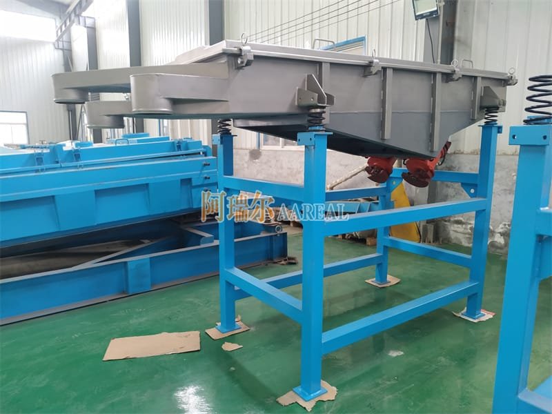 linear vibrating sieve for graphite particle