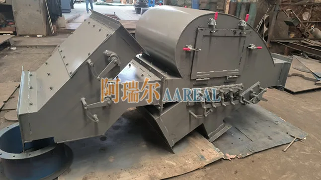 static gravitational inertial air classifier